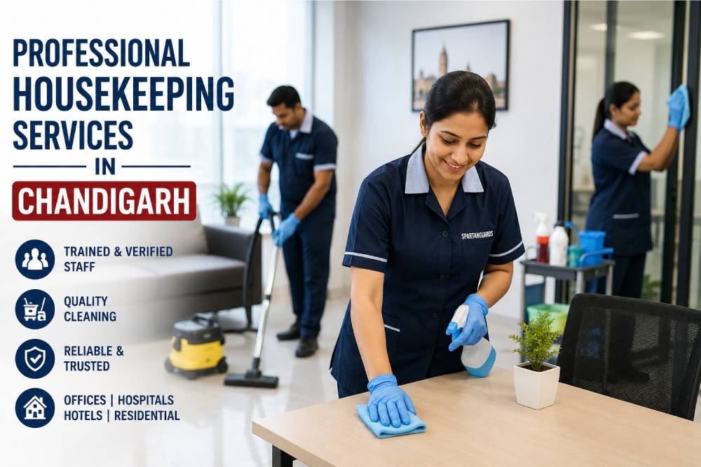 Professional Housekeeping Services in Chandigarh for Clean & Well-Maintained Facilities