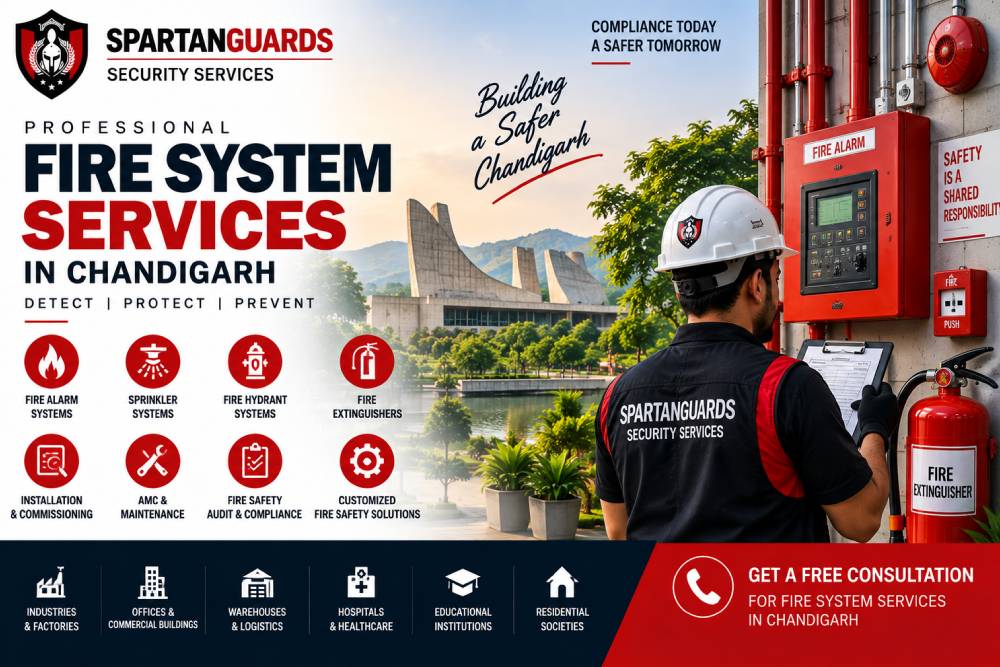 Fire System Services in Chandigarh for commercial and industrial fire safety